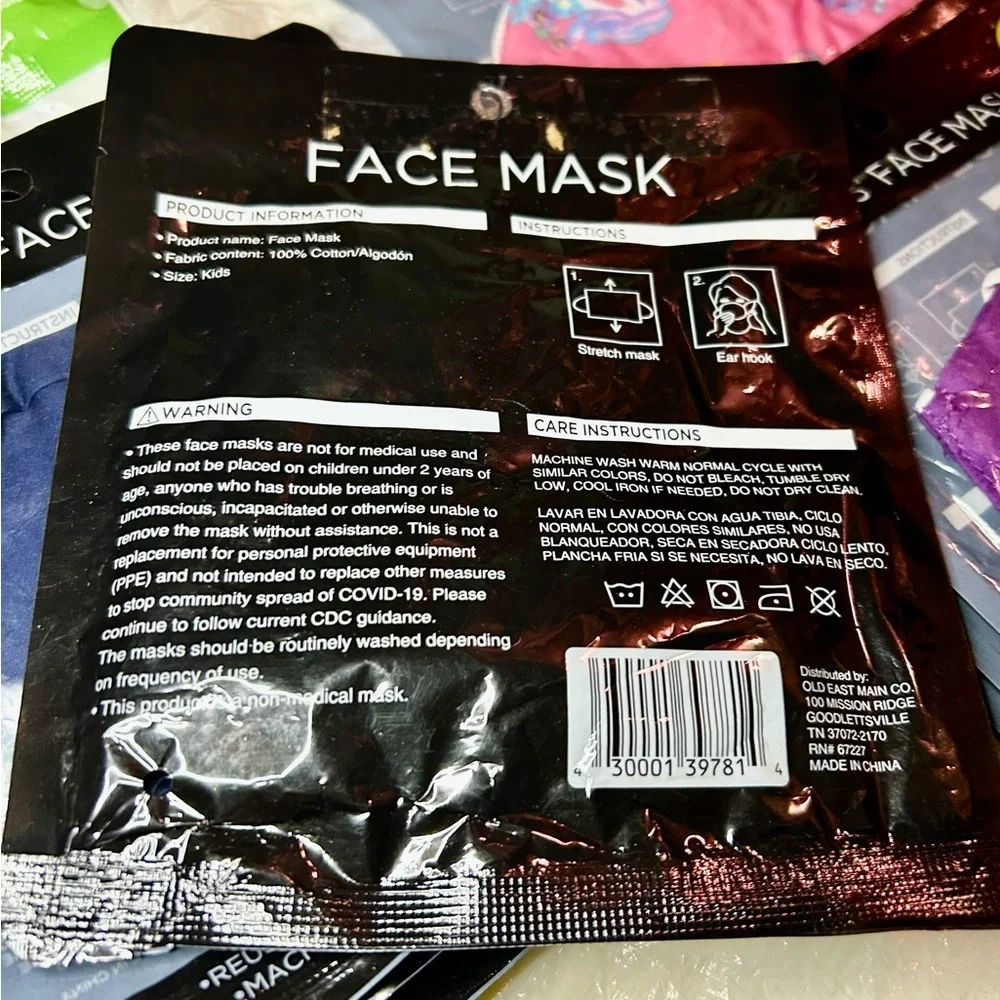 Kids' Face Masks with Fun Prints